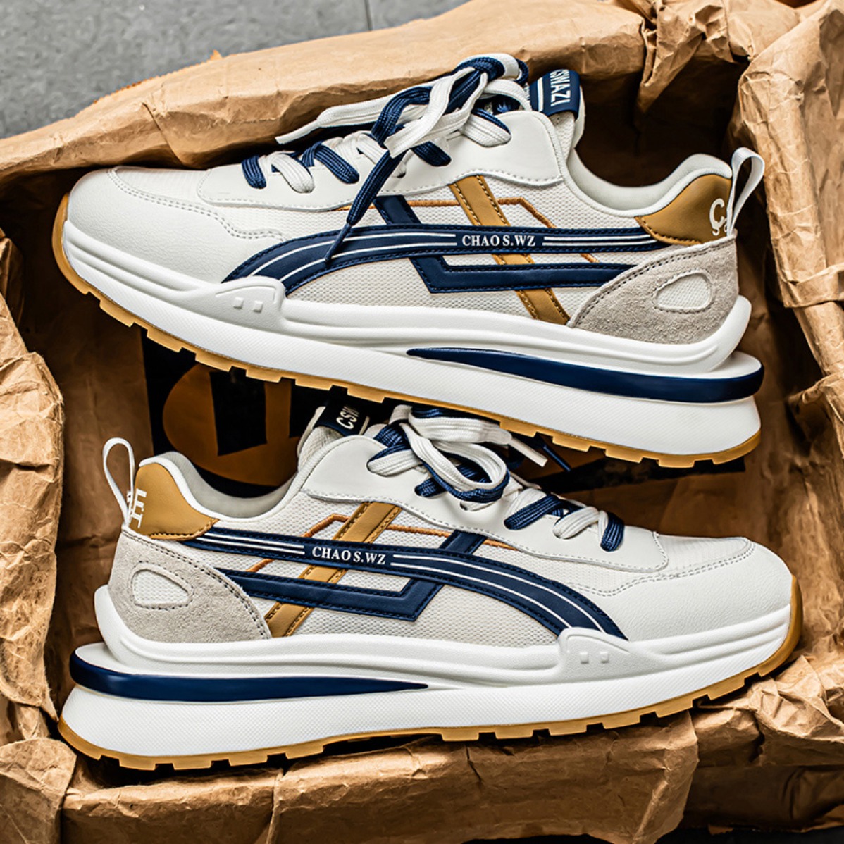 Badminton Shoes - New Men Breathable Thick Sole Sneakers