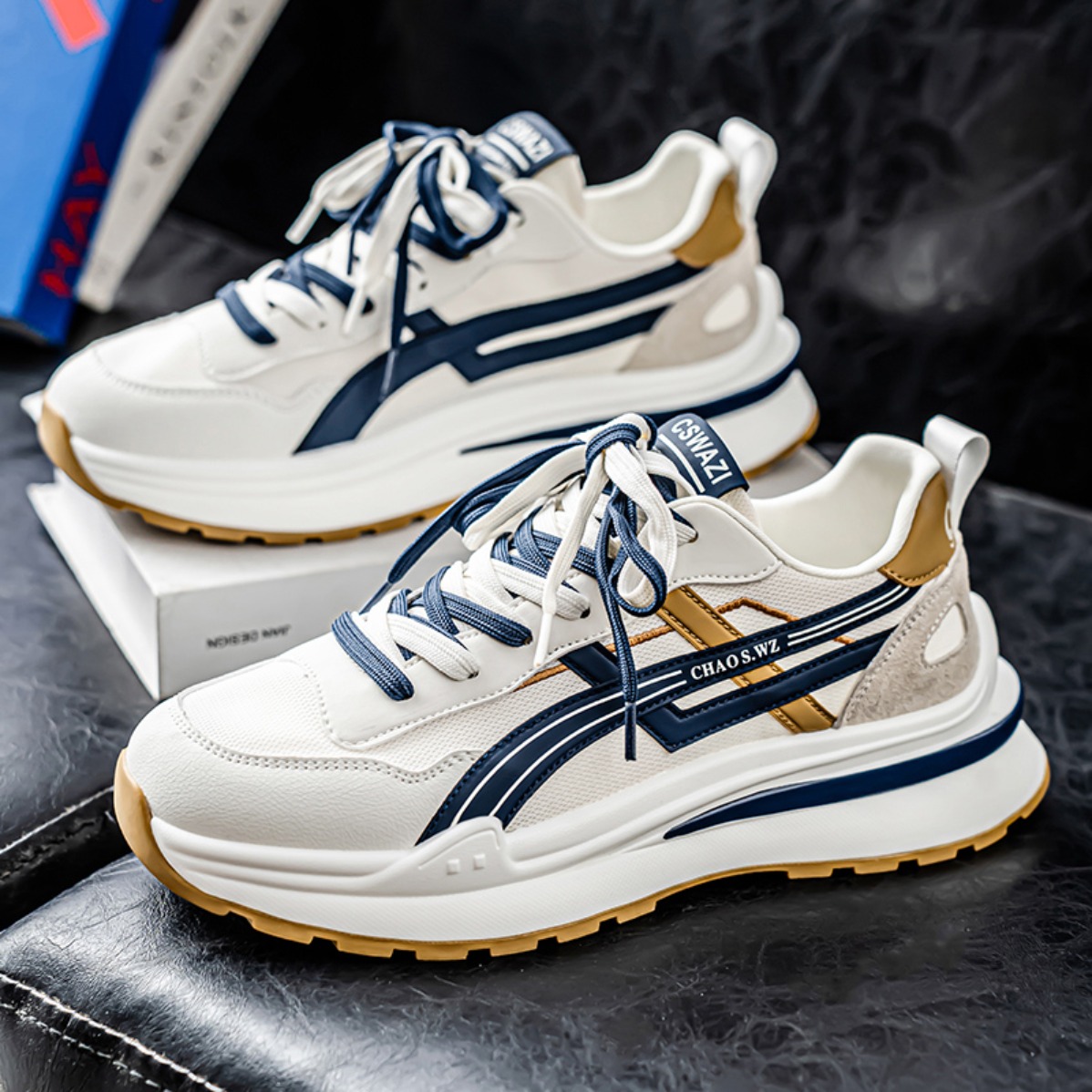 New Men Breathable Thick Sole  - огляд і ціна Badminton Shoes